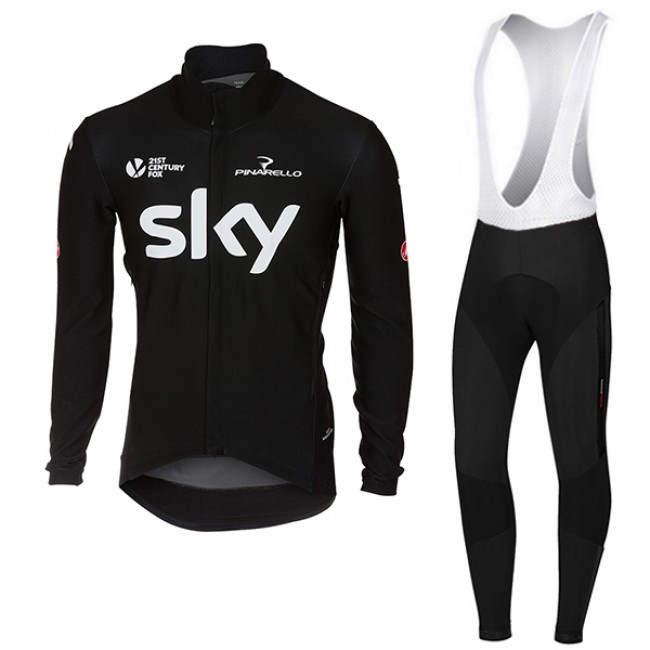 Sky Pro nero 2017 Gabba Abbigliamento Ciclismo Maglia manica lunga e Calzamaglia con bretelle 98029-NS Sky Pro nero 2017 Gabba Abbigliamento Ciclismo Maglia manica lunga e Calzamaglia con bretelle 98029-NS