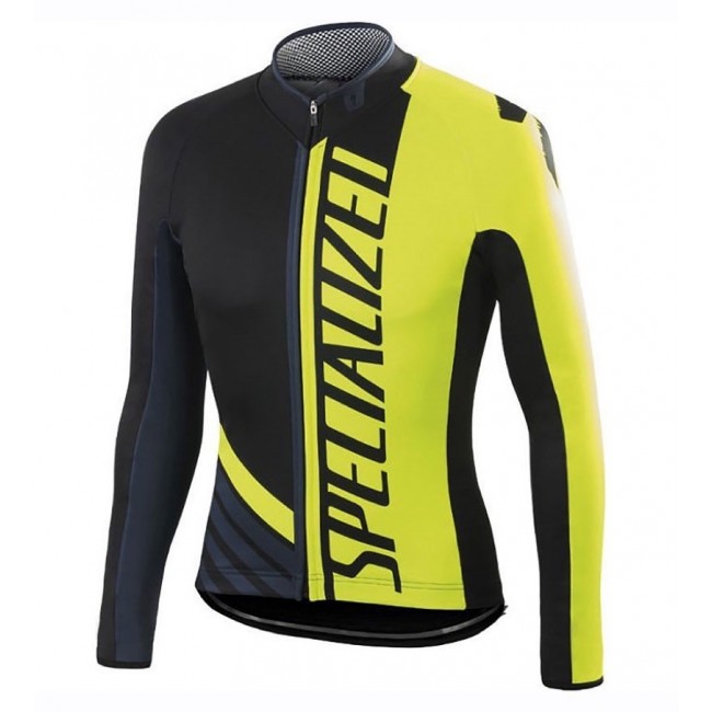 2016 Specialized Pro Team SZK nero -verde Fluo Maglie Ciclismo Manica Lunga 50537-AH 2016 Specialized Pro Team SZK nero -verde Fluo Maglie Ciclismo Manica Lunga 50537-AH