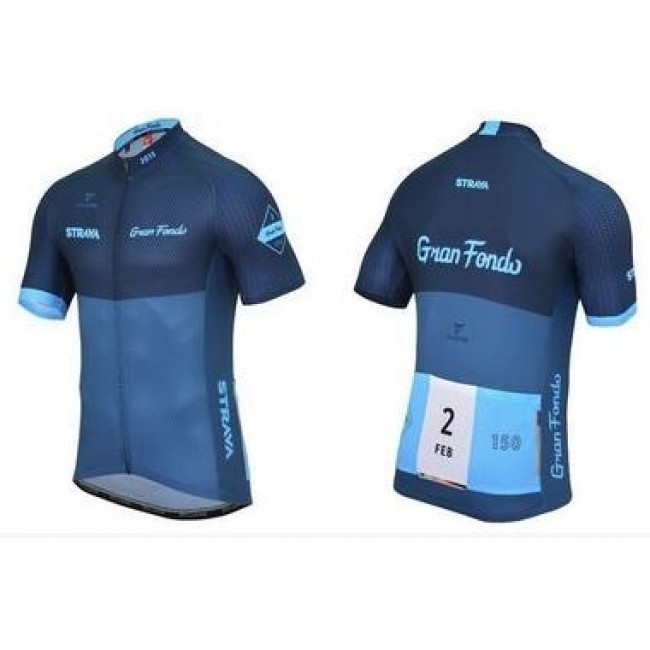 2016 Strava Maglia Ciclismo Manica Corta blu 34894-NS 2016 Strava Maglia Ciclismo Manica Corta blu 34894-NS