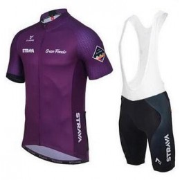 2016 Strava pourpre Nuovo abbigliamento Ciclismo Completo Maglia Ciclismo Corta e Salopette 36262-FG