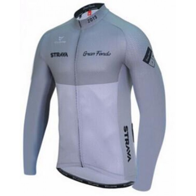 2016 Strava Maglie Ciclismo Manica Lunga gris 55323-XR 2016 Strava Maglie Ciclismo Manica Lunga gris 55323-XR