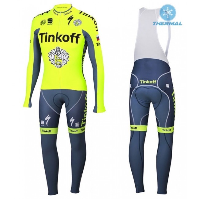2016 Tinkoff Race Team Thermo Squadre Pro Abbigliamento Ciclismo Maglia Ciclismo Manica Lunga e Salopette Lunga 92380-QP 2016 Tinkoff Race Team Thermo Squadre Pro Abbigliamento Ciclismo Maglia Ciclismo Manica Lunga e Salopette Lunga 92380-QP