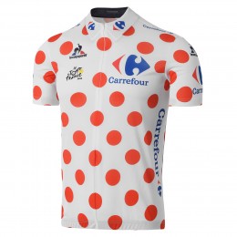 Tour De France polka dot Maglia Ciclismo Manica Corta 2016 97747-WE