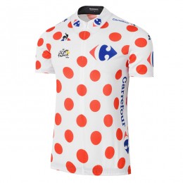 2017 Tour de France Polka Dot abbigliamento Maglie Ciclismo Manica Corta 80830-OS