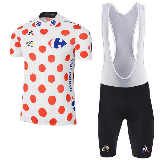 2017 Tour de France Polka Dot abbigliamento Maglie Ciclismo Manica Corta et Salopette Ciclismo 86142-WF 2017 Tour de France Polka Dot abbigliamento Maglie Ciclismo Manica Corta et Salopette Ciclismo 86142-WF