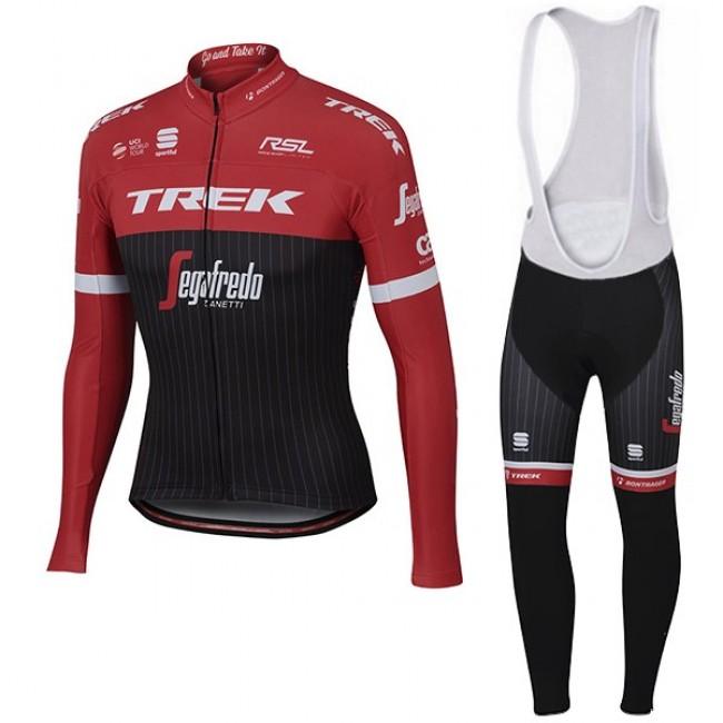 Trek Segafredo Pro 2017 Rosso Abbigliamento Ciclismo Maglia Ciclismo Manica Lunga e Salopette Lunga 31932-FP Trek Segafredo Pro 2017 Rosso Abbigliamento Ciclismo Maglia Ciclismo Manica Lunga e Salopette Lunga 31932-FP