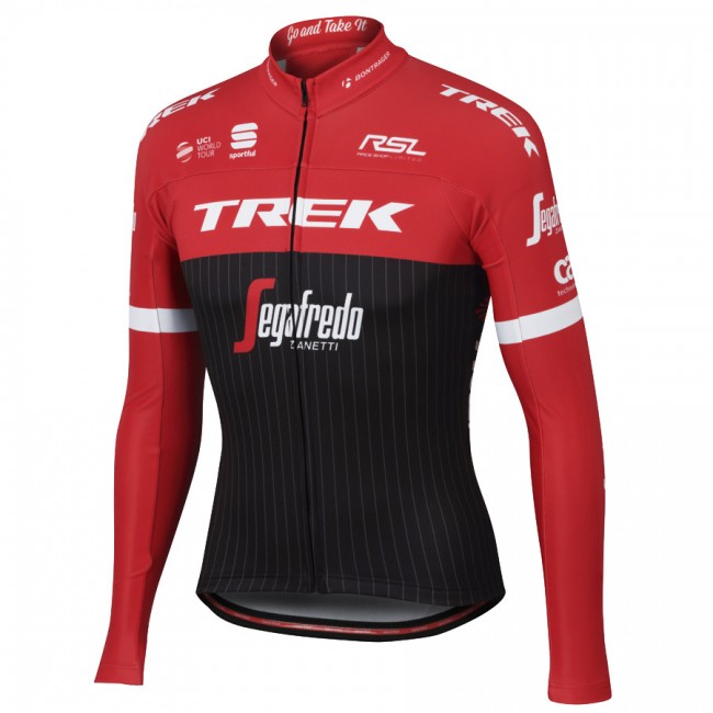 Trek Segafredo Pro 2017 Rosso Maglie Ciclismo Manica Lunga 65574-LZ Trek Segafredo Pro 2017 Rosso Maglie Ciclismo Manica Lunga 65574-LZ
