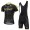 2018 Mitchelton Scott abbigliamento Ciclismo Completo Maglia Ciclismo Corta e Salopette nero 10996CE