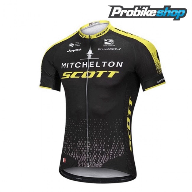 2018 Mitchelton Scott Maglia Ciclismo Manica Corta nero 53384YE 2018 Mitchelton Scott Maglia Ciclismo Manica Corta nero 53384YE