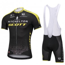 2018 Mitchelton Scott abbigliamento Ciclismo Completo Maglia Ciclismo Corta e Salopette 91451LC