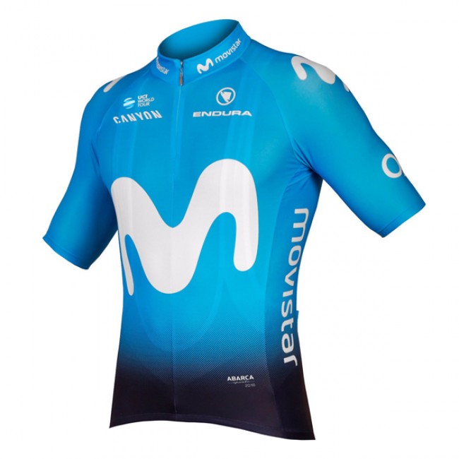 2018 Movistar Squadre Maglia Ciclismo Manica Corta 77039MA 2018 Movistar Squadre Maglia Ciclismo Manica Corta 77039MA