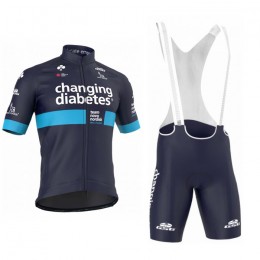 2018 Novo Nordisk abbigliamento Ciclismo Completo Maglia Ciclismo Corta e Salopette 33855TY