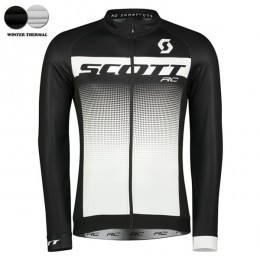 2018 SCOTT RC Pro winter thermal fleece Maglia Ciclismo Manica Lunga 28111ED