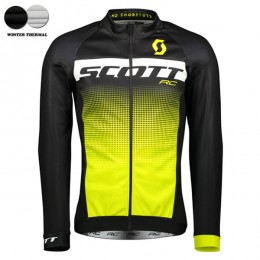 2018 SCOTT RC Pro winter thermal fleece Maglia Ciclismo Manica Lunga 32991WY