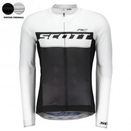 2018 SCOTT RC Pro winter thermal fleece Maglia Ciclismo Manica Lunga 64316WO