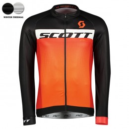 2018 SCOTT RC Pro winter thermal fleece Maglia Ciclismo Manica Lunga 85027XA