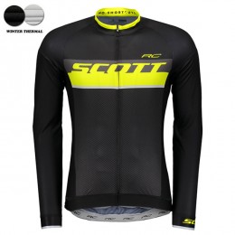 2018 SCOTT RC Pro winter thermal fleece Maglia Ciclismo Manica Lunga 93933UJ