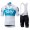 Squadre SKY 2018 bianco abbigliamento Ciclismo Completo Maglia Ciclismo Corta e Salopette 15482YE