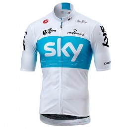 Squadre SKY 2018 bianco Maglia Ciclismo Manica Corta 98302PS