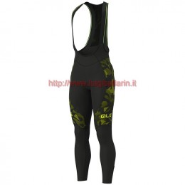 Completo Ciclismo 2019 ALE Camouflage nero-giallo Salopette Lunga Ciclismo