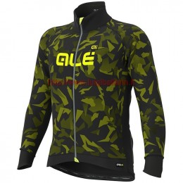 Completo Ciclismo 2019 ALE Camouflage nero-giallo Maglia Ciclismo Manica Lunga