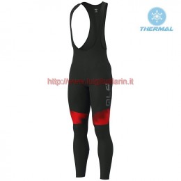 Completo Ciclismo 2019 ALE Pulse nero-rosso Salopette Lunga Ciclismo thermique