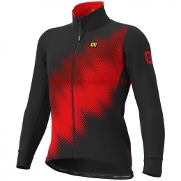 Completo Ciclismo 2019 ALE Pulse nero-rosso Maglia Ciclismo Manica Lunga