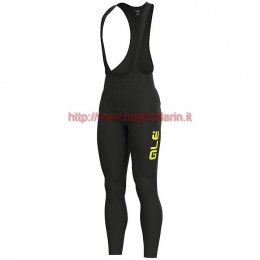 Completo Ciclismo 2019 ALE Slide nero-giallo Salopette Lunga Ciclismo