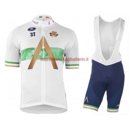 Completo Ciclismo 2019 AQUA Blue Sport abbigliamento Bici Completo Maglia Ciclismo Corta e Salopette