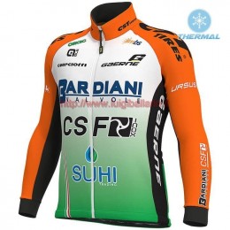 Completo Ciclismo 2019 Bardiani CSF thermique Maglia Ciclismo Manica Lunga