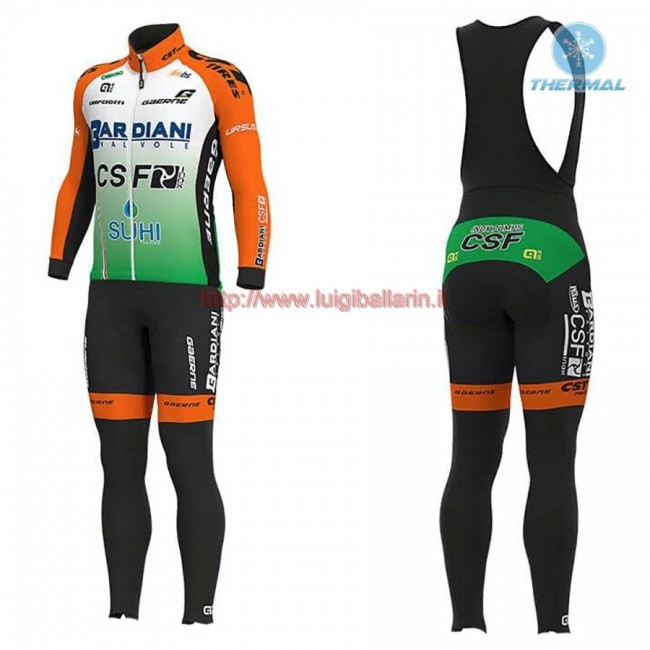 Completo Ciclismo 2019 Bardiani CSF thermique Maglia Ciclismo Manica Lunga e Salopette Lunga Completo Ciclismo 2019 Bardiani CSF thermique Maglia Ciclismo Manica Lunga e Salopette Lunga