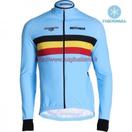 Completo Ciclismo 2019 Belgium Country Squadre thermique Maglia Ciclismo Manica Lunga
