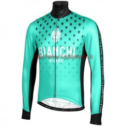 Completo Ciclismo 2019 Bianchi Milano FT verde Maglia Ciclismo Manica Lunga