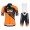 Completo Ciclismo 2019 Boels Dolmans Orange abbigliamento Bici Completo Maglia Ciclismo Corta e Salopette