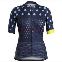 Completo Ciclismo 2019 Bontrager Anara Blu Dot Maglia Ciclismo Manica Corta