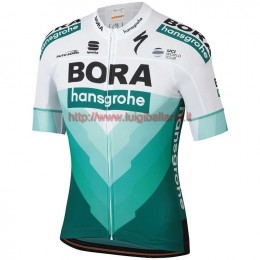 Completo Ciclismo 2019 Bora Hansgrohe TDF bianca Maglia Ciclismo Manica Corta