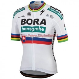 Completo Ciclismo 2019 Bora Slovakia Champion Maglia Ciclismo Manica Corta