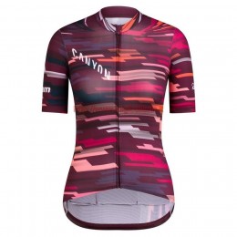 Completo Ciclismo 2019 Canyon rosso donna Maglia Ciclismo Manica Corta