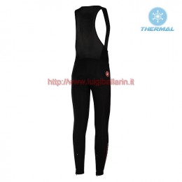 Completo Ciclismo 2019 Casteli Puro 3 giallo Salopette Lunga Ciclismo thermique