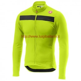 Completo Ciclismo 2019 Casteli Puro 3 giallo Maglia Ciclismo Manica Lunga