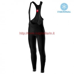 Completo Ciclismo 2019 Casteli Raddoppia 2 Gris Salopette Lunga Ciclismo thermique