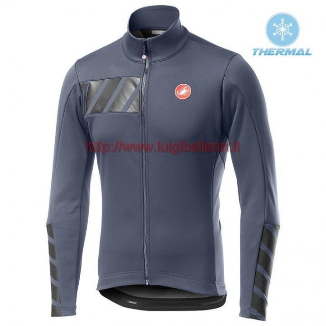 Completo Ciclismo 2019 Casteli Raddoppia 2 Gris thermique Maglia Ciclismo Manica Lunga Completo Ciclismo 2019 Casteli Raddoppia 2 Gris thermique Maglia Ciclismo Manica Lunga