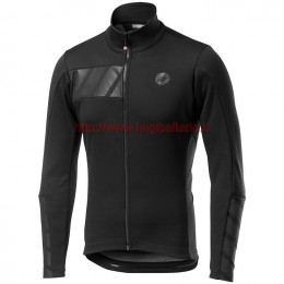 Completo Ciclismo 2019 Casteli Raddoppia 2 nero-Gris Maglia Ciclismo Manica Lunga