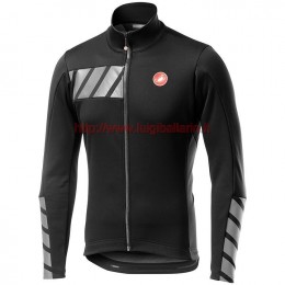 Completo Ciclismo 2019 Casteli Raddoppia 2 nero-bianca Maglia Ciclismo Manica Lunga