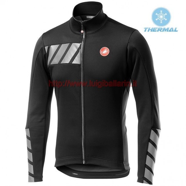 Completo Ciclismo 2019 Casteli Raddoppia 2 nero-bianca thermique Maglia Ciclismo Manica Lunga Completo Ciclismo 2019 Casteli Raddoppia 2 nero-bianca thermique Maglia Ciclismo Manica Lunga
