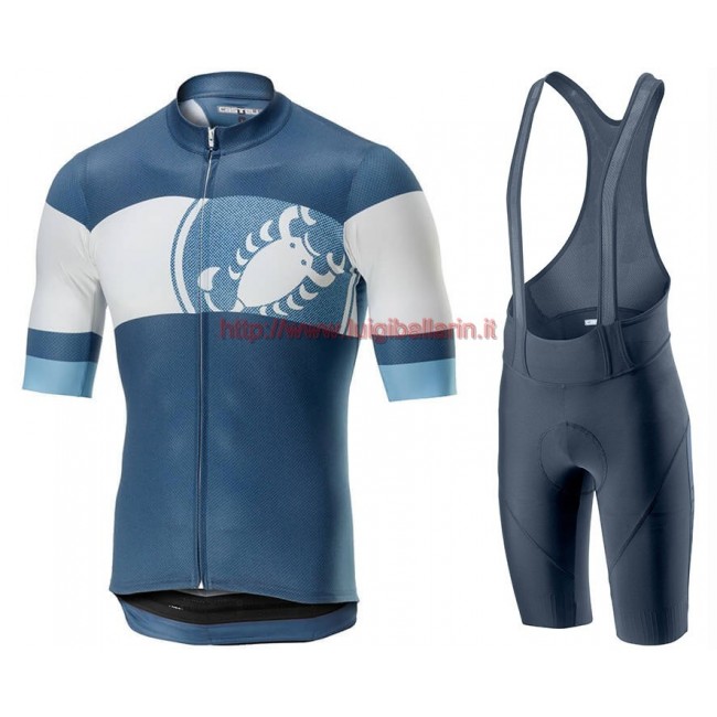 Completo Ciclismo 2019 Casteli Ruota Blu abbigliamento Bici Completo Maglia Ciclismo Corta e Salopette Completo Ciclismo 2019 Casteli Ruota Blu abbigliamento Bici Completo Maglia Ciclismo Corta e Salopette