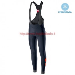 Completo Ciclismo 2019 Casteli TRAS Gris Salopette Lunga Ciclismo thermique