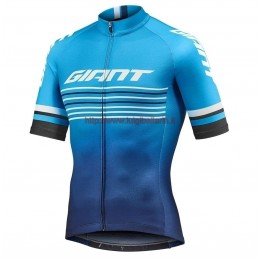 Completo Ciclismo 2019 Giant Race Day Blu Maglia Ciclismo Manica Corta