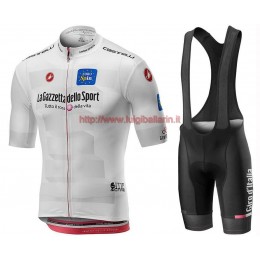 Completo Ciclismo 2019 Giro D'Italy Maglia Bianca abbigliamento Bici Completo Maglia Ciclismo Corta e Salopette