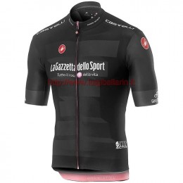 Completo Ciclismo 2019 Giro D'Italy Maglia Nera Maglia Ciclismo Manica Corta